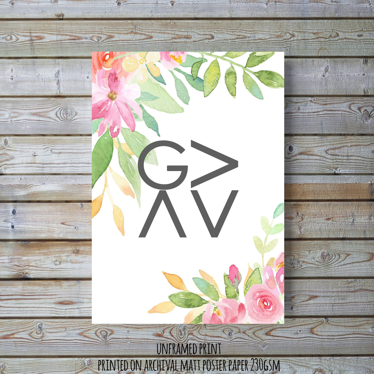 Bible Verse Art Print, Bible Verse Posters UK