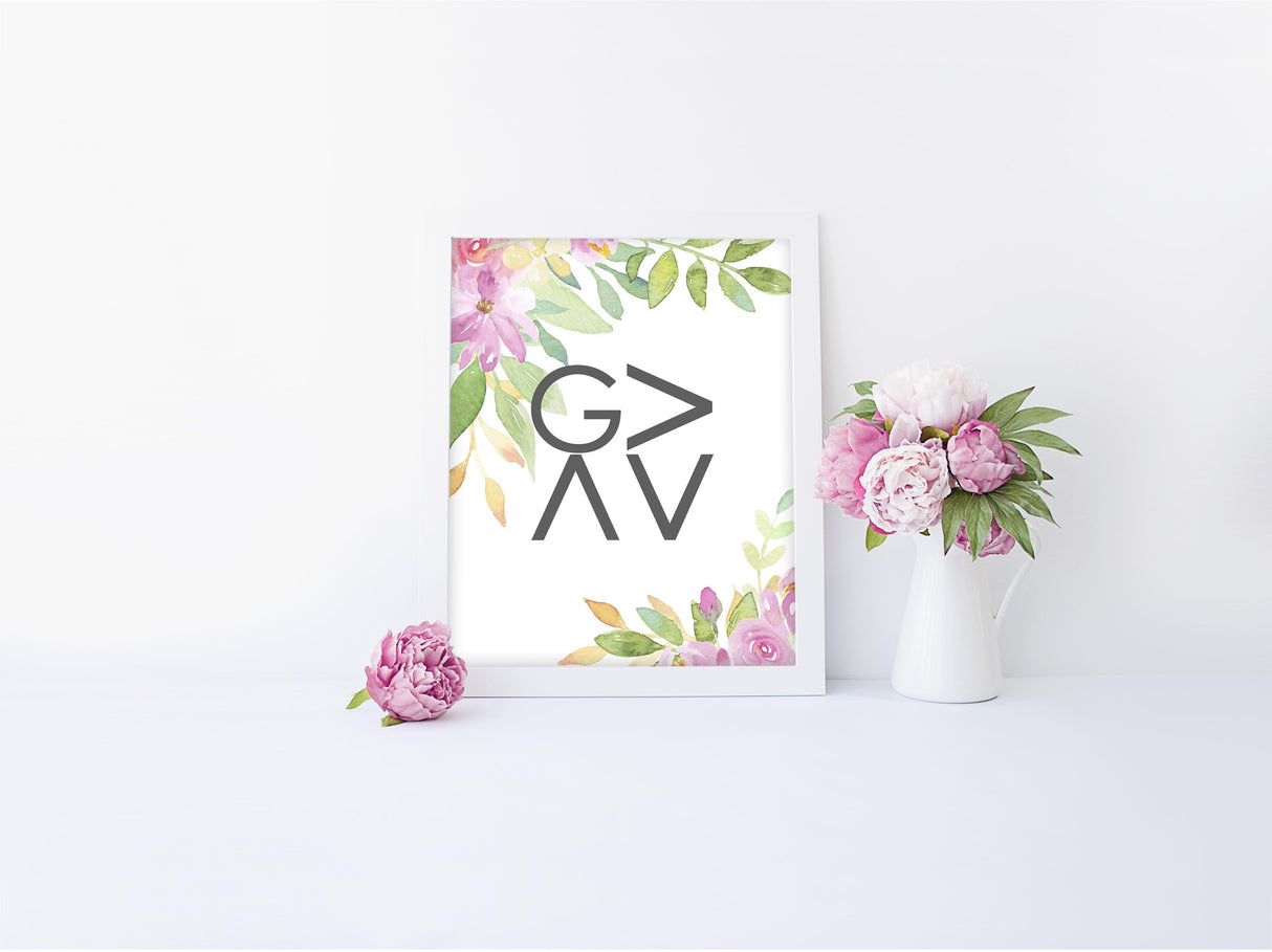 Bible Verse Art Print, Bible Verse Posters UK