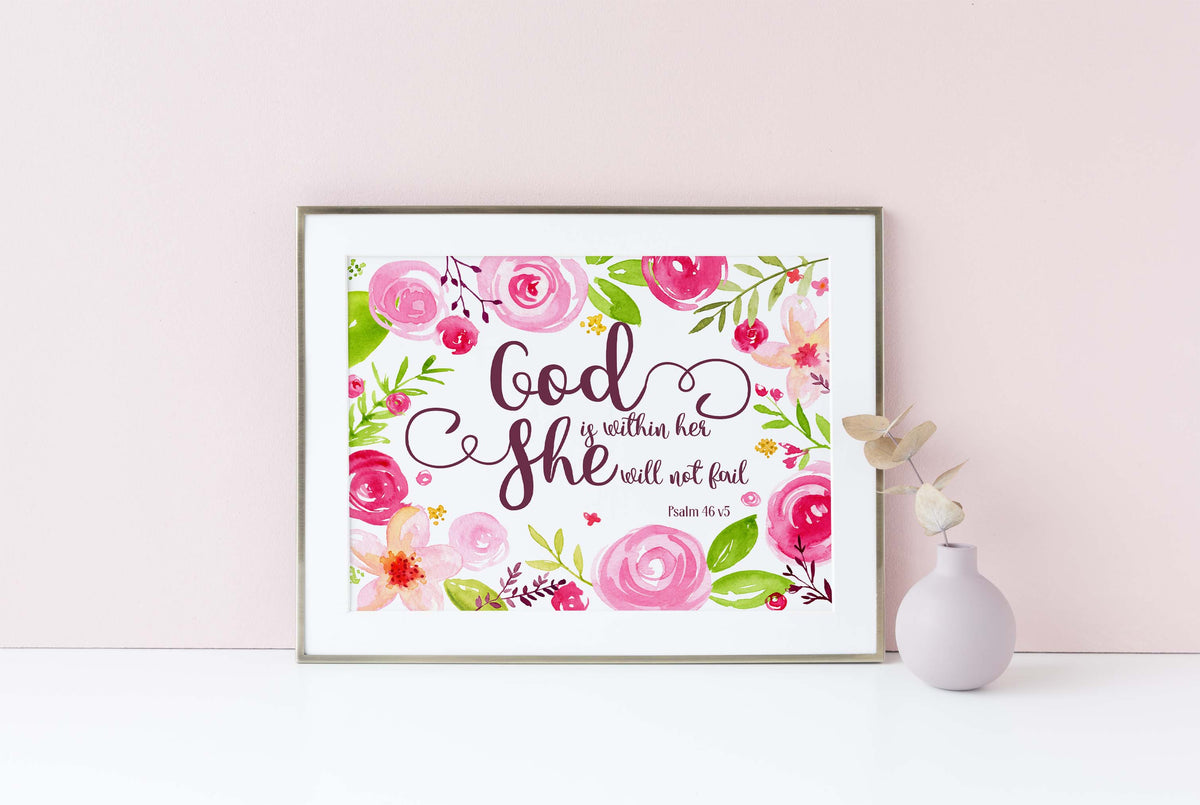 Christian Woman Quotes, Christian Nursery Decor, gifts for christian teenage girl, Encouraging Christian Prints