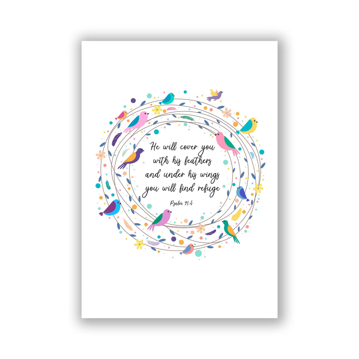 Psalm 91 Picture, feather bible quotes, feather bible scripture, bible verses about refuge, bible verses about feathers