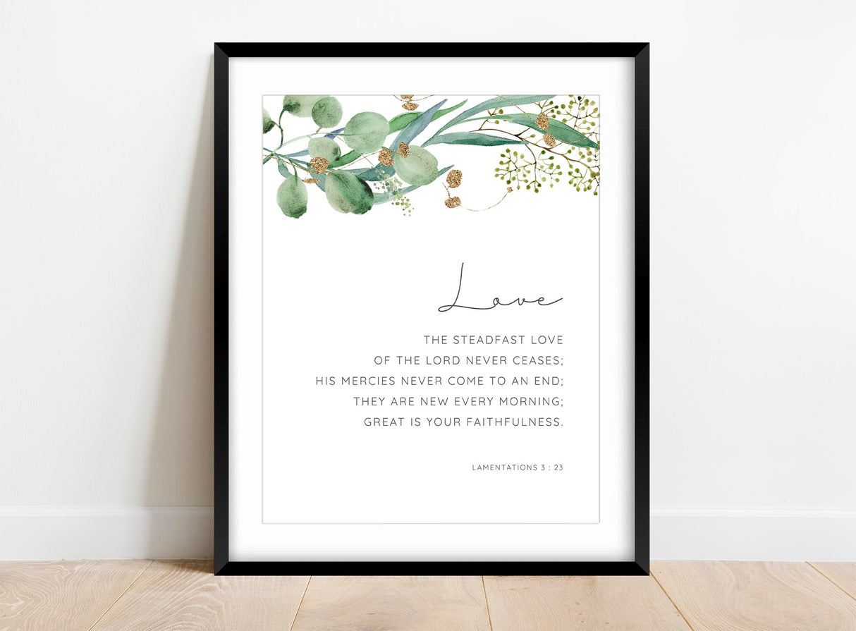 Lamentations 3 23 wall art, Lamentations 3 23 print, Lamentations 3 23 prints, Lamentations 3 23 decor, Lamentations 3 23 art print
