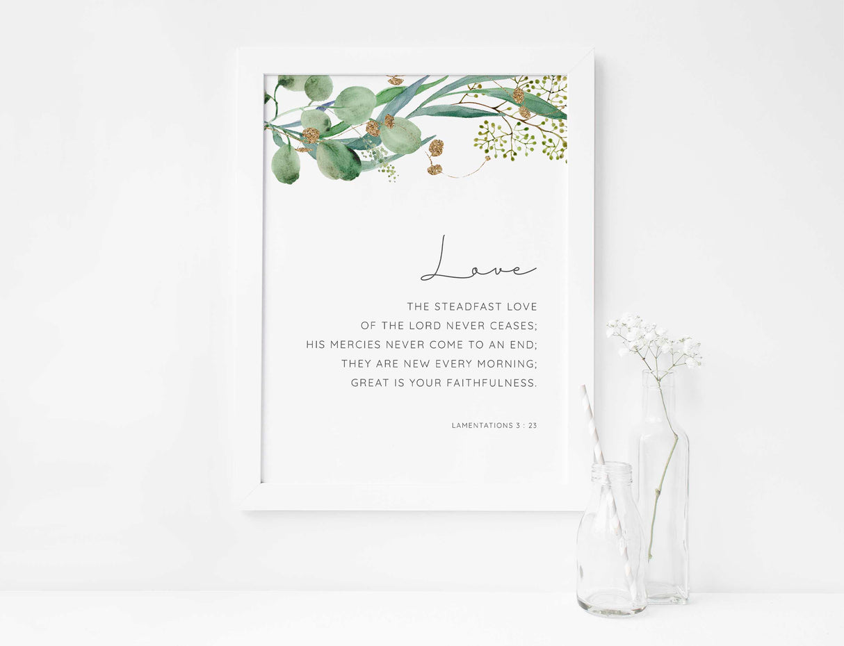 Bible Verse Art Print, Religious Wall Decor, comforting bible verse, Bible Verses Religious Faith Gift, Modern Christian Art