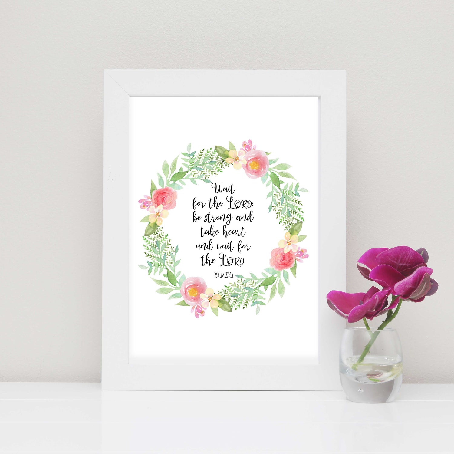 bible verse wall art print, christian art, christian pictures, christian art prints, spiritual wall art UK