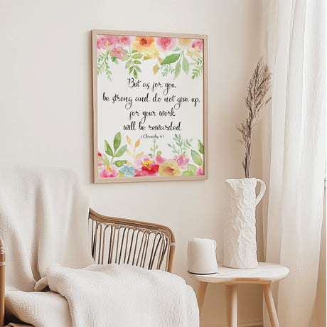 Christian Wall Art - Bible Verses About Perseverance Christian Wall Art Collection