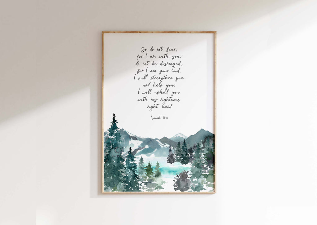 Mountains / Forests Theme Christian Wall Art Collection