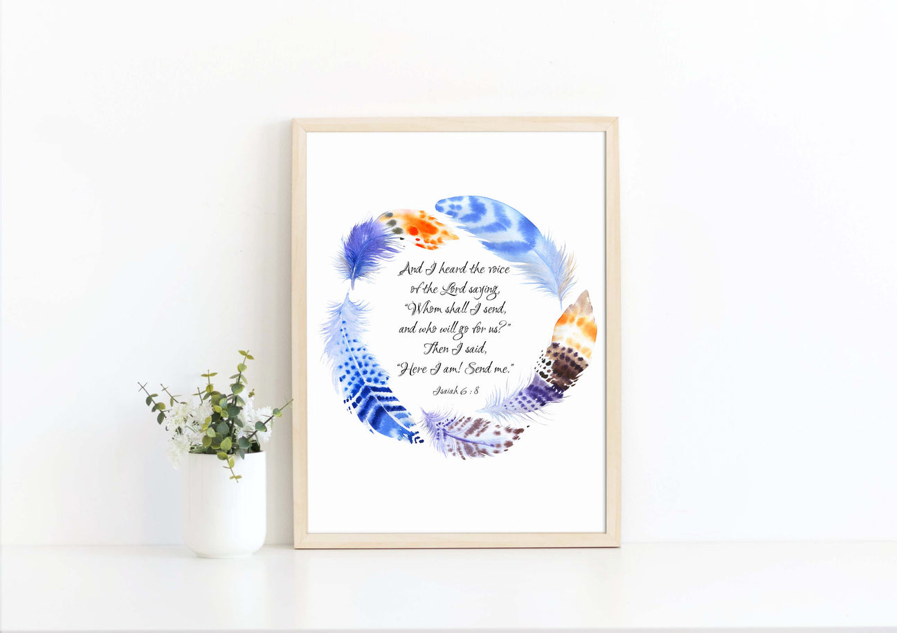 Bible Verses For Ordinations / Confirmations Christian Wall Art Collection