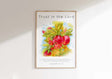 Trust in the Lord Christian Wall Art print Jeremiah 17 7 8 Scripture, apple tree watercolour print, apple orchard art