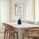 Proverbs 3:5–6 – Scripture wall art with leafy botanical illustration and Bible verse about trusting God wholeheartedly.