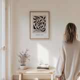 John 15:5 - Inspirational Christian wall art showing vine illustration with scripture about Jesus and the branches.