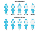 Christian Wall Art  -  Print Size Chart