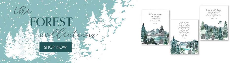 Watercolor mountain Bible verse prints: majestic verses in vibrant hues