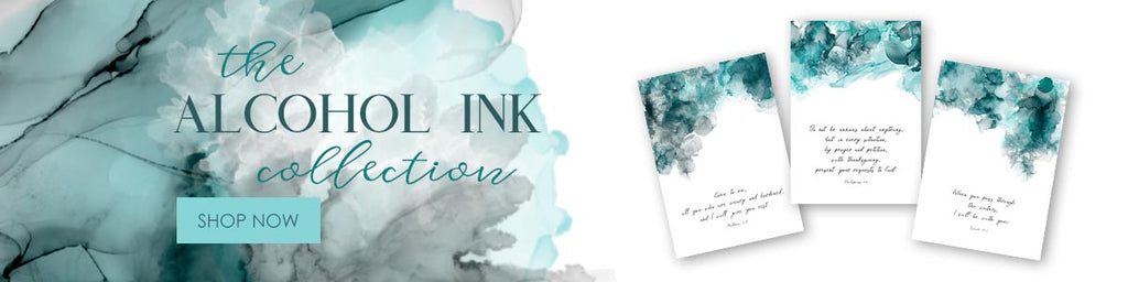 Ink abstract style Bible verse prints: timeless words in fluid strokes
