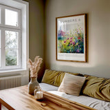 Numbers 6:24-26 – Scripture blessing print with vibrant wildflower artwork.