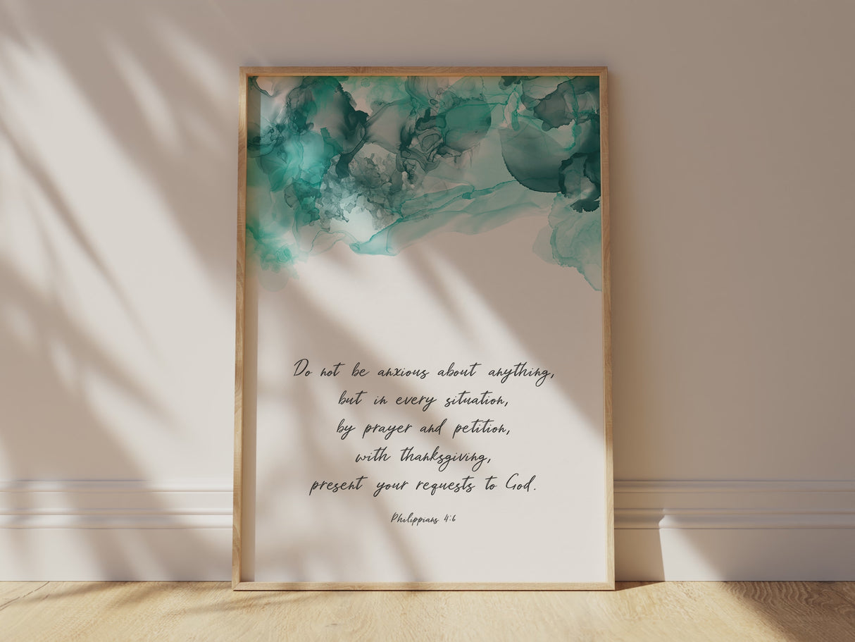 Inspirational Bible verse wall art, Contemporary scripture decor, Thoughtfully designed prayer print, Christian home decor