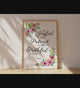 Inspirational wall art for Christian homes, Thoughtful gift idea: Bible verse print, Be Joyful In Hope wall art print