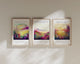 Bible Verse peace and joy inspired wall prints, Joyful living room Christian scripture prints, Bible verse triptych