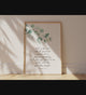 Trust in the Lord Christian Wall Art Print, Proverbs 3 5-6 Poster, Green leaf Proverbs 3:5-6 print, Trust in the Lord art