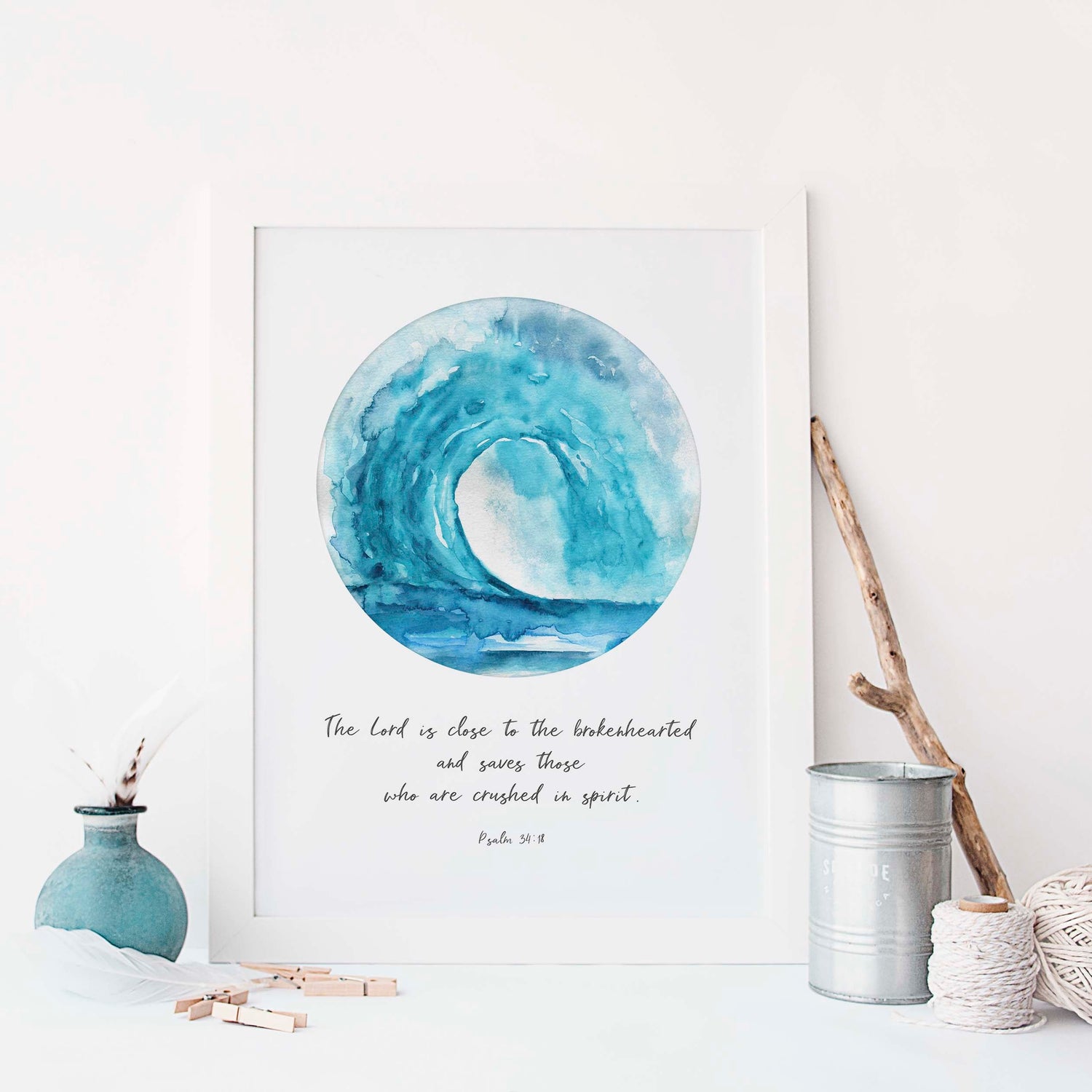 Scripture Printable Christian Quotes, Personalised Quote Gifts, Personalised Quote Poster, Personalised Text Print