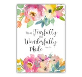 christian wall art, floral christian wall art, floral wall art, modern christian art, modern bible verse print, biblical