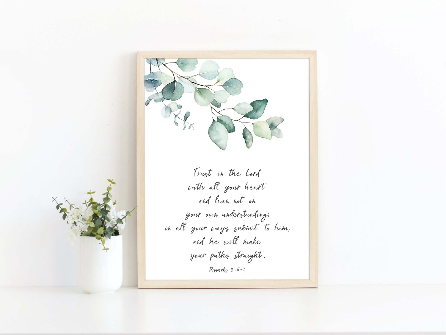 christian pictures with quotes, christian pictures with bible verses, christianity pictures, proverbs 3 5-6 wall art 