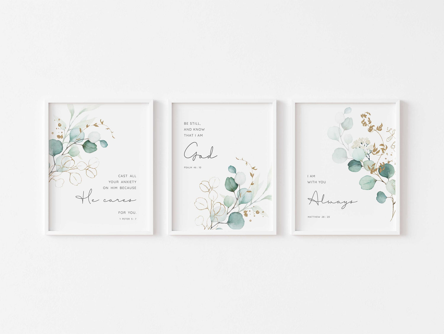 Christian Print Sets, Contemporary Christian Wall Art Uk, Bible Art, modern christian wall art, christian artwork for home