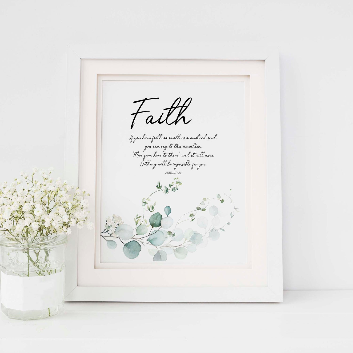 gift faith wall decor, faith based wall decor, modern christian art prints, modern christian artists, christian artwork for home