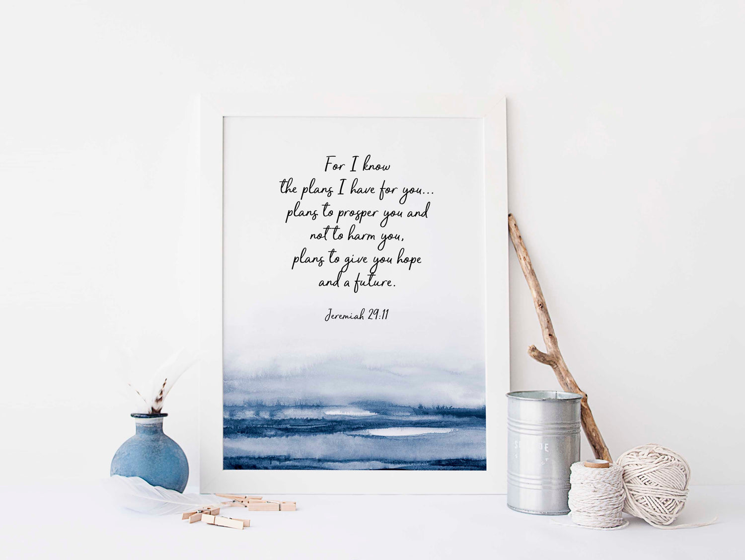 jeremiah 29 print, jeremiah 29 printable, jeremiah 29 11 wall art, jeremiah 29 wall art, jeremiah 29 picture, for i know print