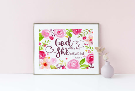 Christian Woman Quotes, Christian Nursery Decor, gifts for christian teenage girl, Encouraging Christian Prints