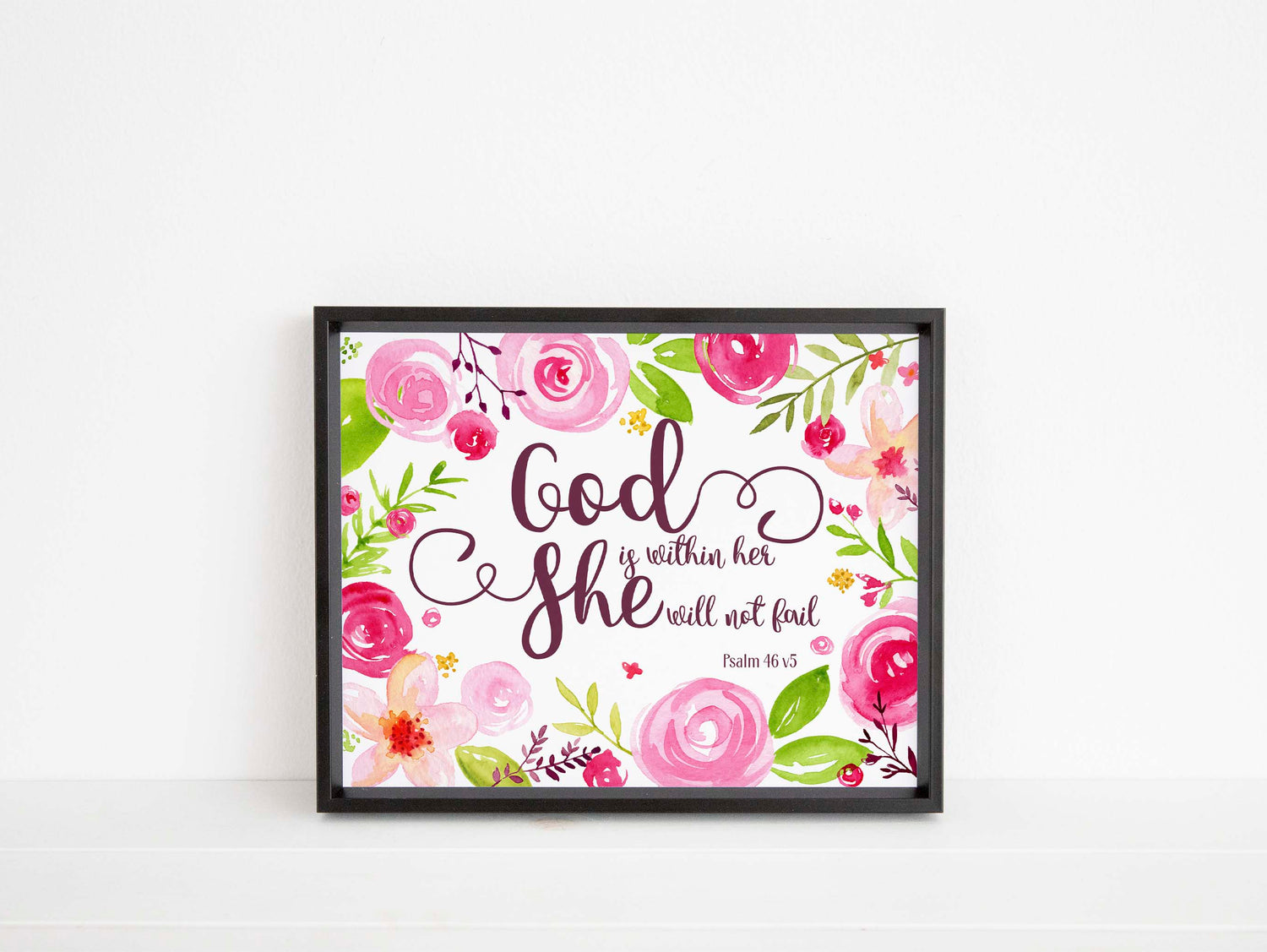Floral Bible Verse Pictures, Pink bible verse prints, pink bedroom bible verse wall art, pink bedroom bible quote