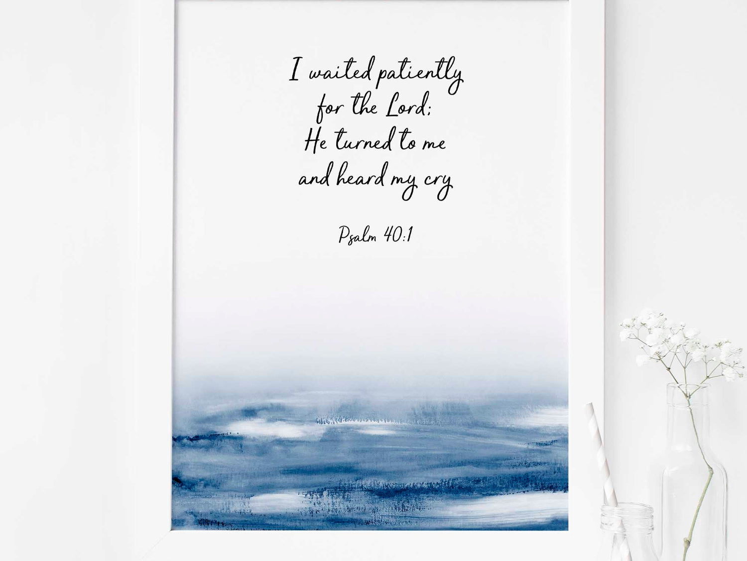 i waited patiently for God print, i waited patiently for God printable, i waited patiently for God poster, i waited patiently for God art