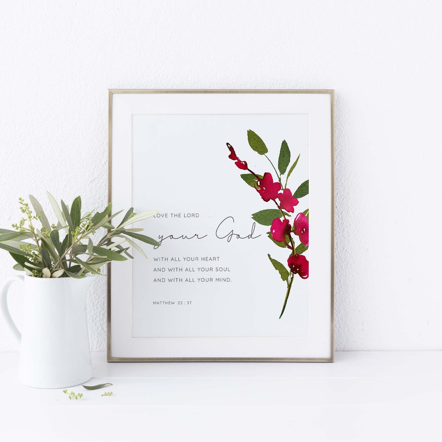 pink orchid print, christian quote print, christian quote prints, bible quote print, bible quote prints, christian quote wall art