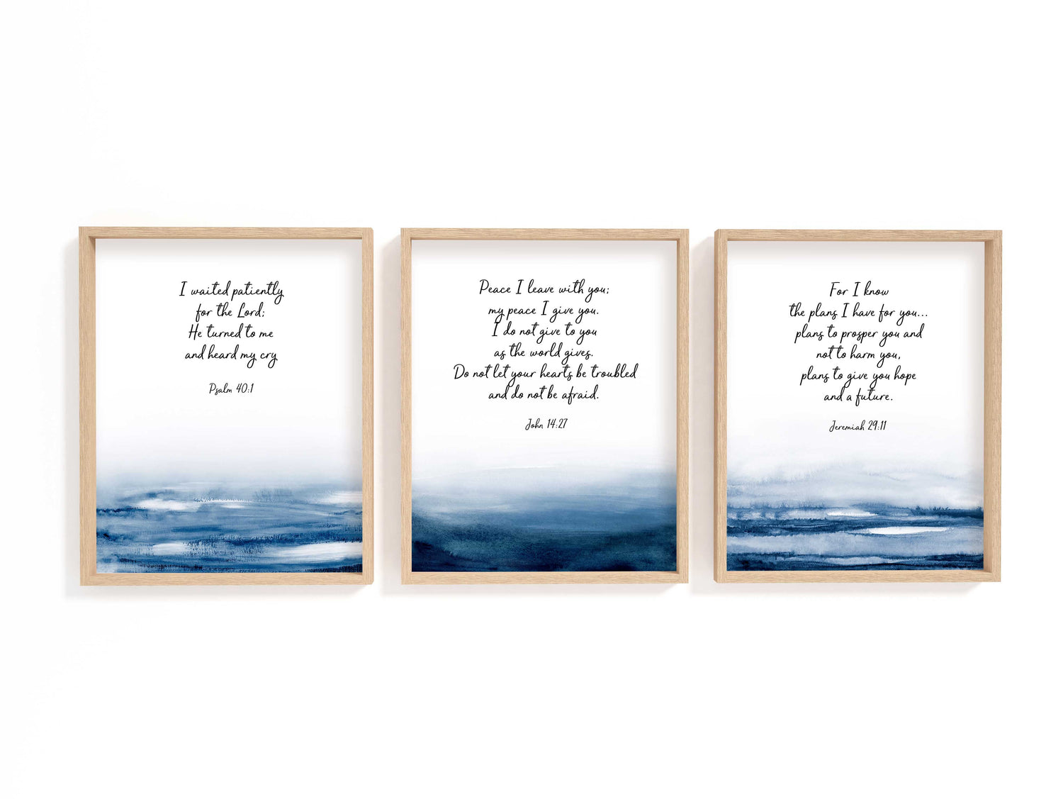 three bible verses, modern christian art, contemporary christian art, christian art gift, christian art gifts, christian gift idea