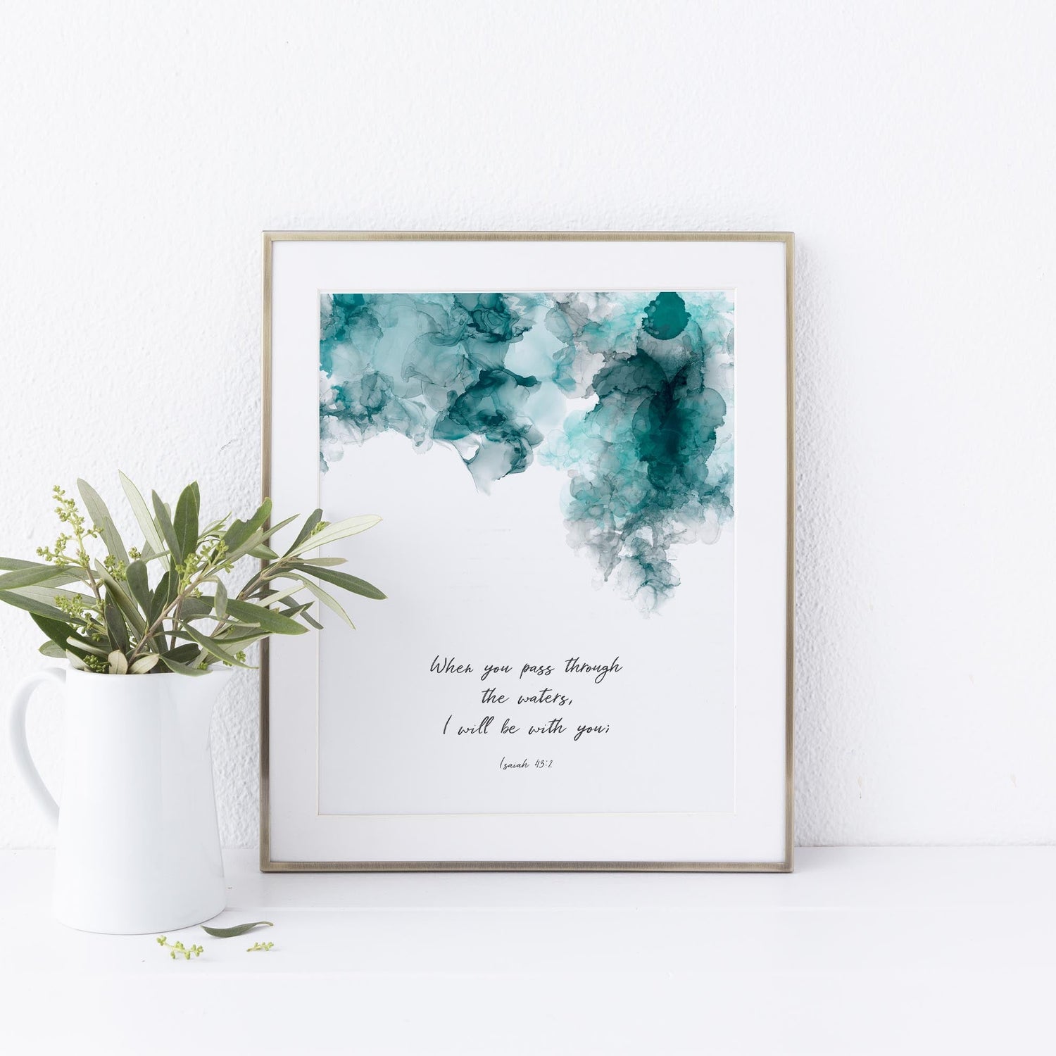 Abstract Christian Art, alcohol ink wall art, alcohol ink prints, alcohol ink artwork, modern christian artwork, 